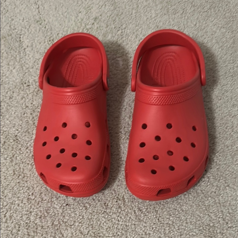 Red Crocs